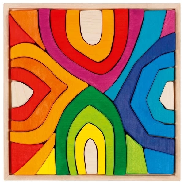 GOKI Bouwstenen Vier Seizoenen Hout 3 GOKI Bouwstenen Vier Seizoenen Hout