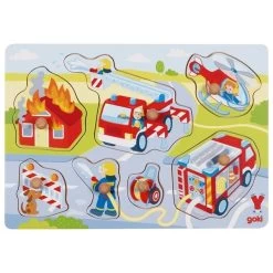 GOKI Knoppuzzel Brandweer 7-pcs