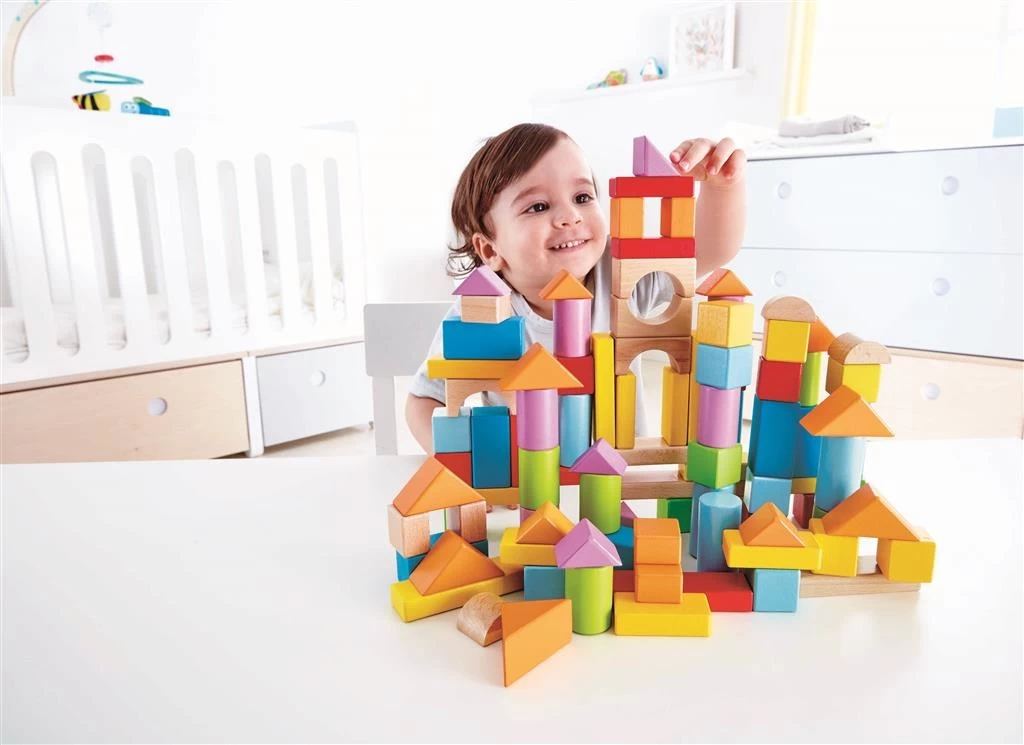 Hape Blokkenset Hout 101-delig 4 Hape Blokkenset Hout 101-delig - Afbeelding 2