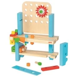 GOKI Mijn Eerste Werkbank Hout 10 GOKI Mijn Eerste Werkbank Hout -Speelgoed Kortingswinkel image 1181