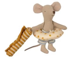Maileg Knuffelmuis Kleine Broer In Cabin De Plage 11 Cm