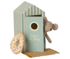 Maileg Knuffelmuis Kleine Broer In Cabin De Plage 11 Cm -Speelgoed Kortingswinkel image 1364