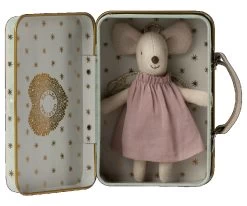 Maileg Knuffelmuis Angel Muis In Koffer 7cm
