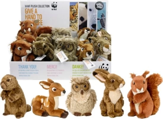 WWF Knuffel Bosdier 15 Cm 3 WWF Knuffel Bosdier 15 Cm