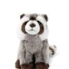 WWF Knuffel Raccoon Black White 23 Cm