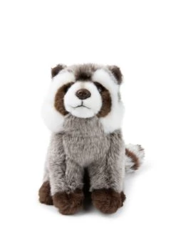 WWF Knuffel Raccoon Black White 23 Cm