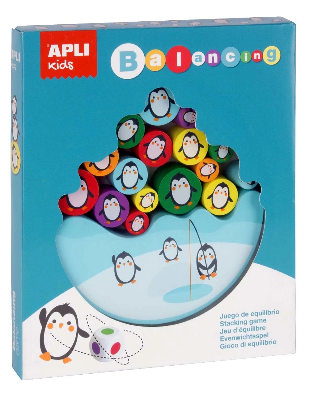 APLI Balanceerspel Pinguin Hout 3 APLI Balanceerspel Pinguin Hout