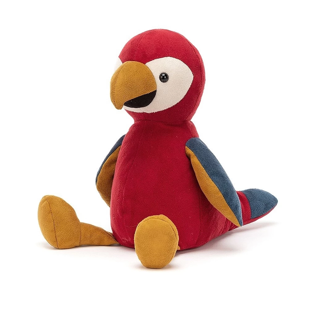 Jellycat Knuffel Papegaai Belby Parrot 4 Jellycat Knuffel Papegaai Belby Parrot - Afbeelding 2