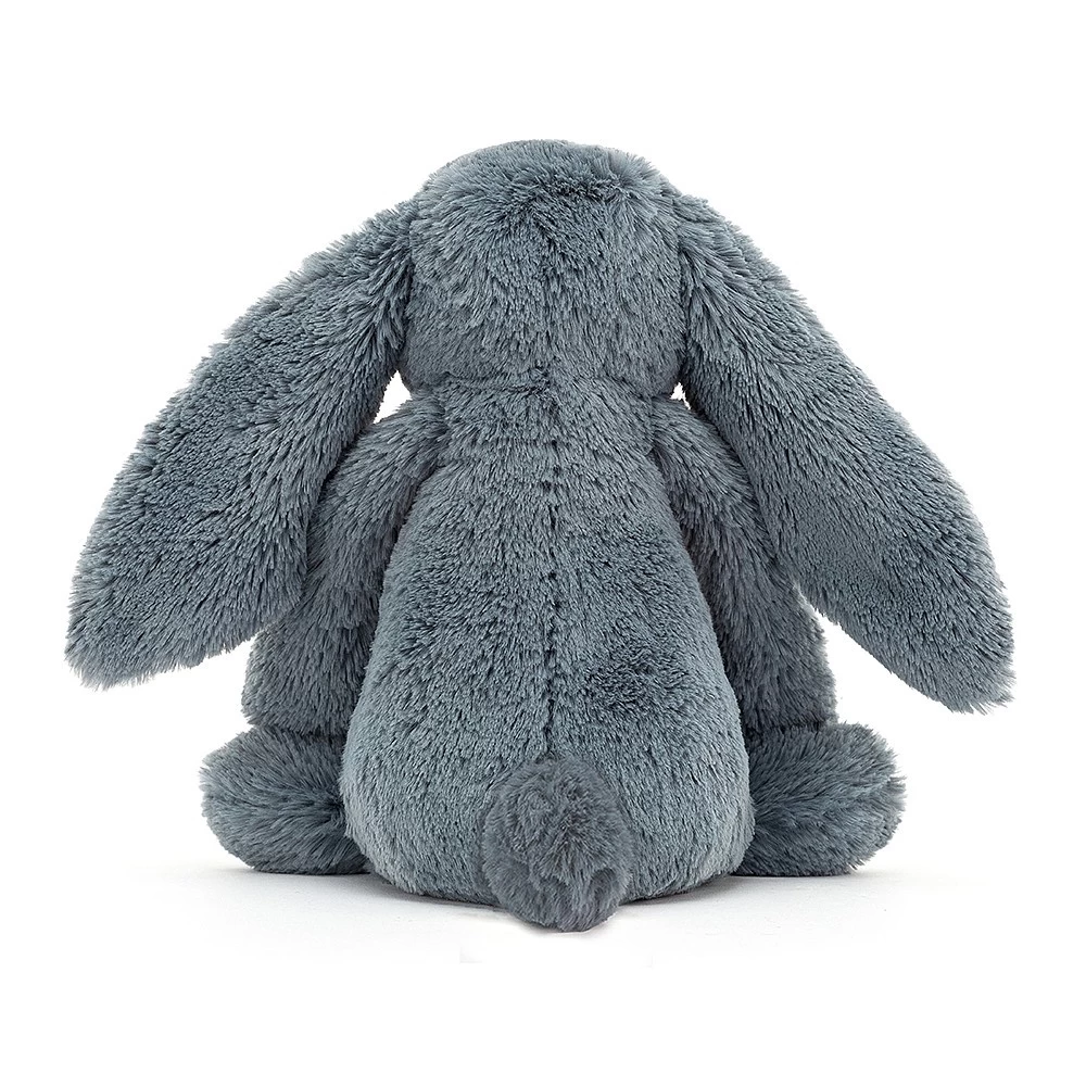 Jellycat Knuffel Konijn Bashful Dusky Blue Bunny Small 5 Jellycat Knuffel Konijn Bashful Dusky Blue Bunny Small - Afbeelding 3