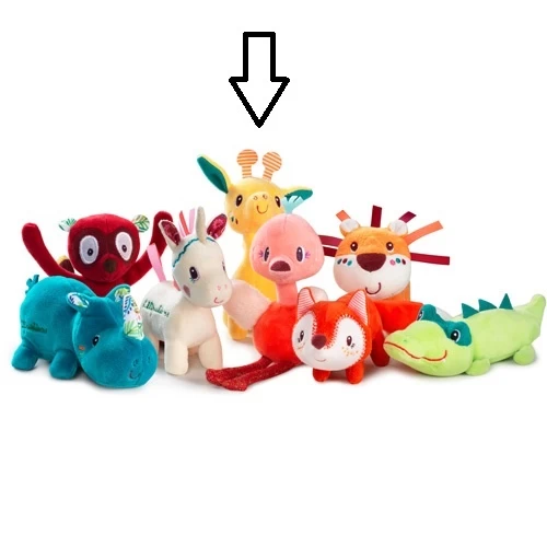 Lilliputiens Knuffel Zia Giraf Minifiguur 4 Lilliputiens Knuffel Zia Giraf Minifiguur - Afbeelding 2