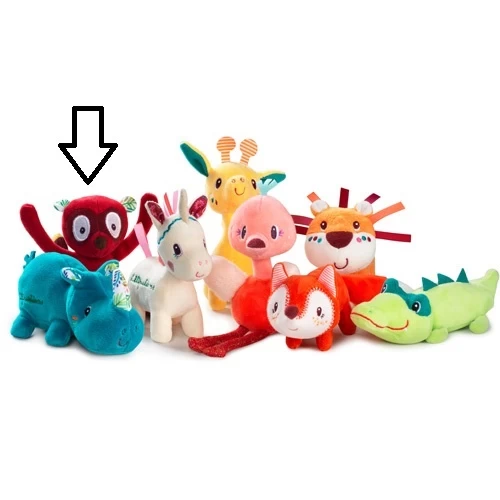 Lilliputiens Knuffel George De Maki Minifiguur 4 Lilliputiens Knuffel George De Maki Minifiguur - Afbeelding 2