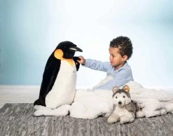 Steiff Knuffel Palle Koningspinguin Zwart/Wit 52cm -Speelgoed Kortingswinkel image 1824