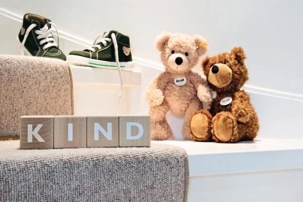 Steiff Knuffel Teddybeer Fynn Beige 28cm 7 Steiff Knuffel Teddybeer Fynn Beige 28cm - Afbeelding 5