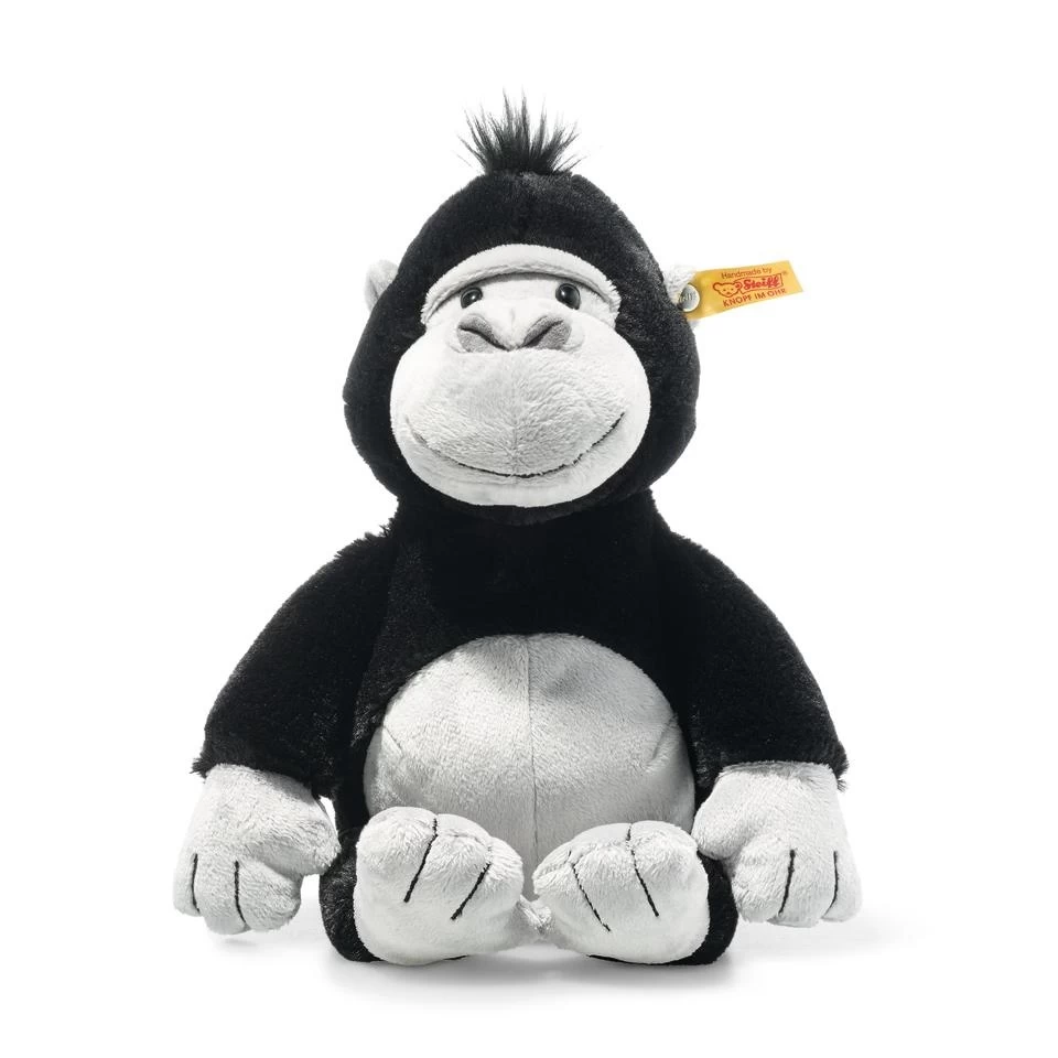 Steiff Knuffel Gorilla Soft Cuddly Friends Bongy Black 3 Steiff Knuffel Gorilla Soft Cuddly Friends Bongy Black