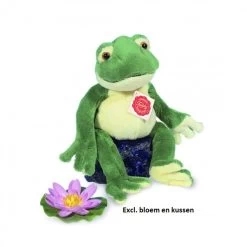 Hermann Teddy Knuffel Kikker Zittend
