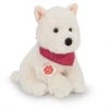 Hermann Teddy Knuffel Hond West Highland Terrier Zittend