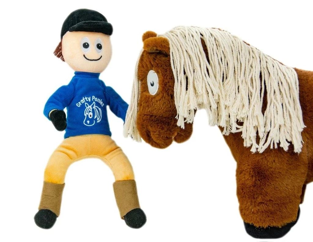 Crafty Ponies Pop Ponyrijder Pim 31cm 5 Crafty Ponies Pop Ponyrijder Pim 31cm - Afbeelding 3