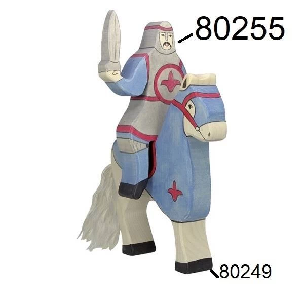 Holztiger Paard Toernooipaard Blauw 80249 4 Holztiger Paard Toernooipaard Blauw 80249 - Afbeelding 2