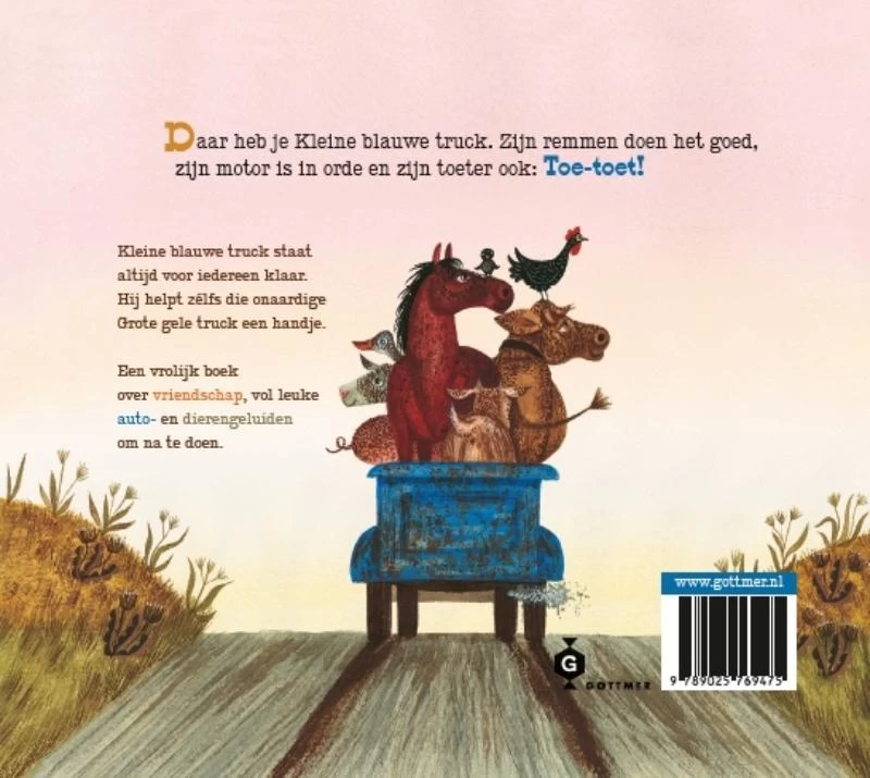 Gottmer Kleine Blauwe Truck 4 Gottmer Kleine Blauwe Truck - Afbeelding 2