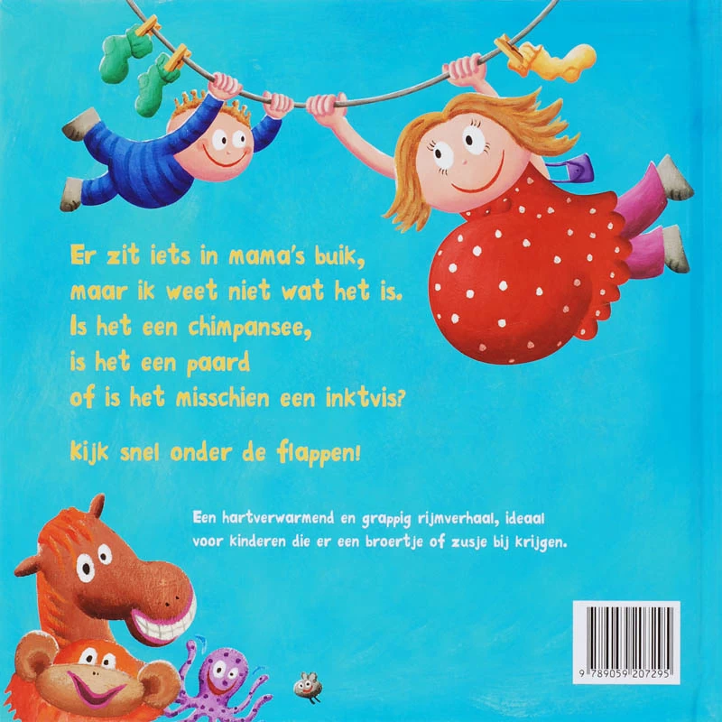 Veltman Uitgevers Wat Zit Er In Je Buik, Mama? 4 Veltman Uitgevers Wat Zit Er In Je Buik, Mama? - Afbeelding 2