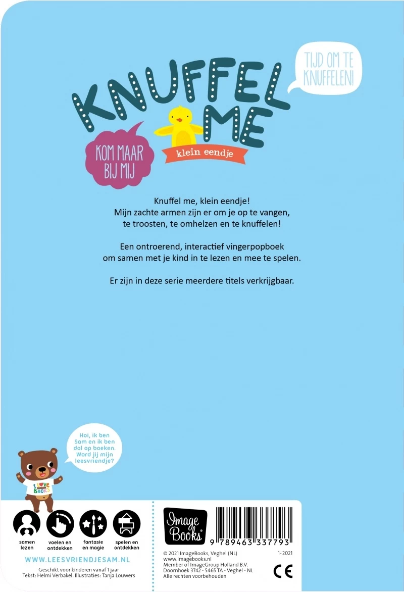 Image Books Knuffel Me Klein Eendje 4 Image Books Knuffel Me Klein Eendje - Afbeelding 2