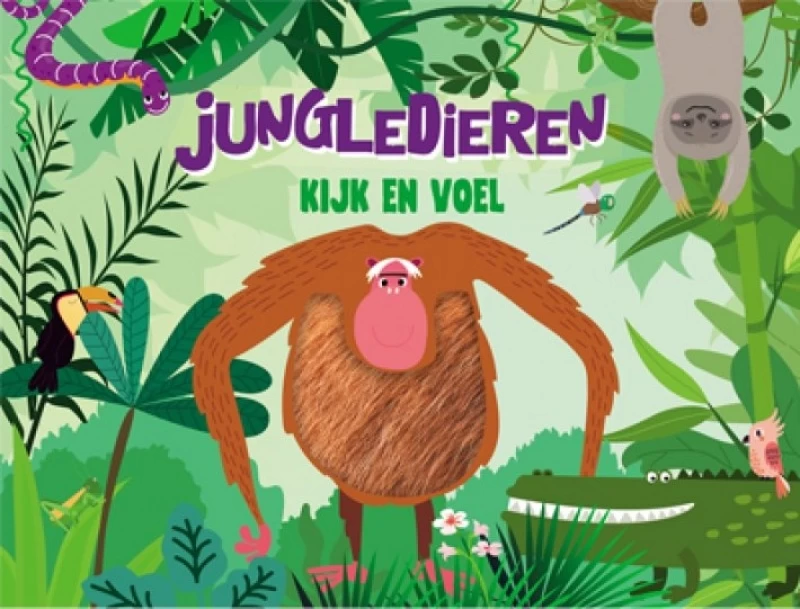 De Lantaarn Kijk En Voel - Jungledieren 4 De Lantaarn Kijk En Voel - Jungledieren - Afbeelding 2