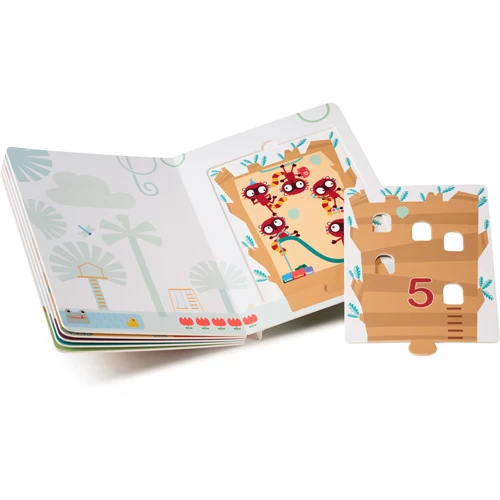 Lilliputiens Mijn Eerste Puzzelboek 123 Forest 4 Lilliputiens Mijn Eerste Puzzelboek 123 Forest - Afbeelding 2