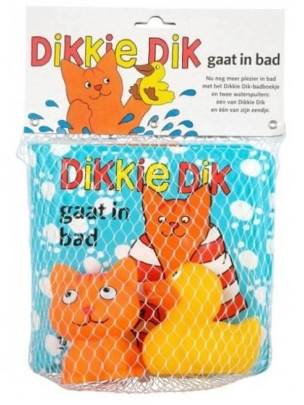 Gottmer Badboekje Dikkie Dik Gaat In Bad Incl. Waterspuiters 4 Gottmer Badboekje Dikkie Dik Gaat In Bad Incl. Waterspuiters - Afbeelding 2