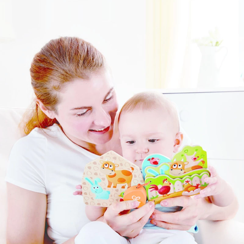 Hape Baby's Boerderijdieren Boek 5 Hape Baby's Boerderijdieren Boek - Afbeelding 3