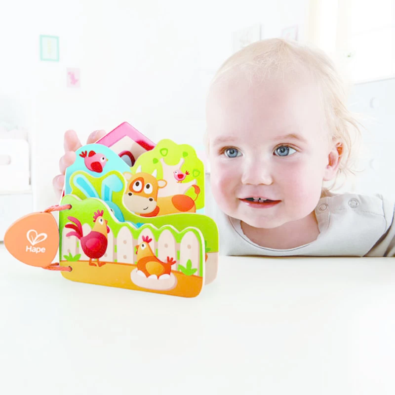 Hape Baby's Boerderijdieren Boek 6 Hape Baby's Boerderijdieren Boek - Afbeelding 4