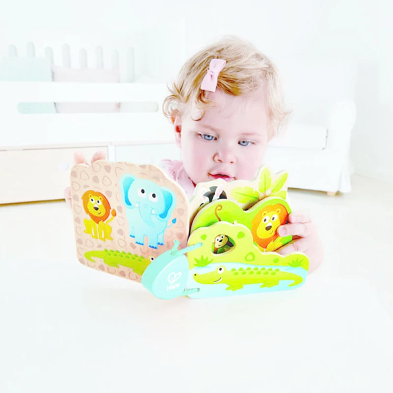 Hape Wilde Dieren Boek Voor Baby's 5 Hape Wilde Dieren Boek Voor Baby's - Afbeelding 3