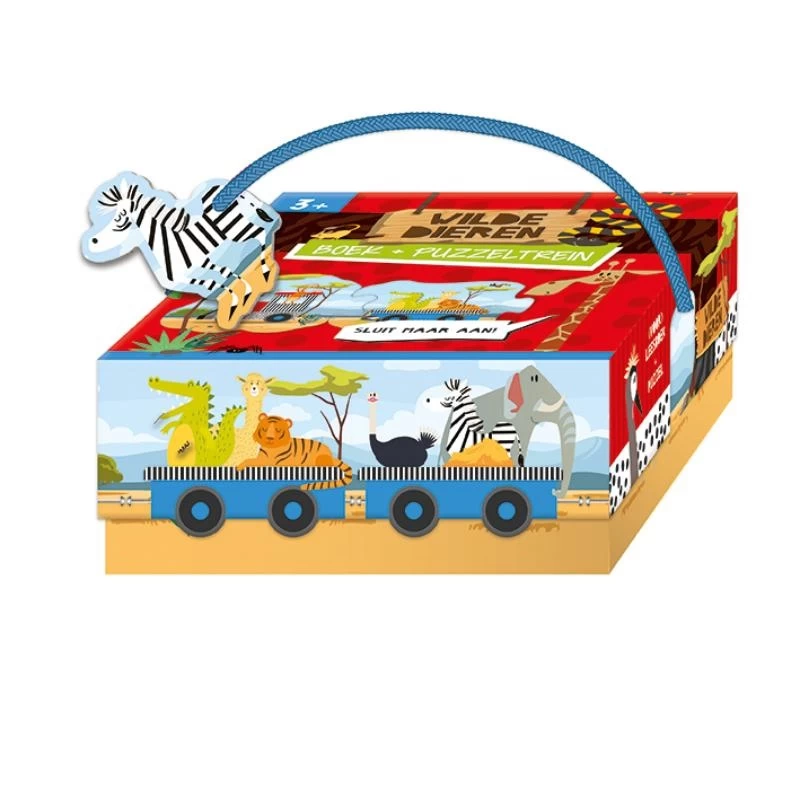 De Lantaarn Puzzeltrein Wilde Dieren 3 De Lantaarn Puzzeltrein Wilde Dieren