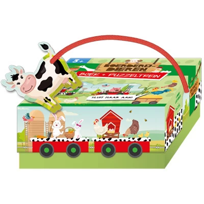 De Lantaarn Puzzeltrein Boerderijdieren 3 De Lantaarn Puzzeltrein Boerderijdieren
