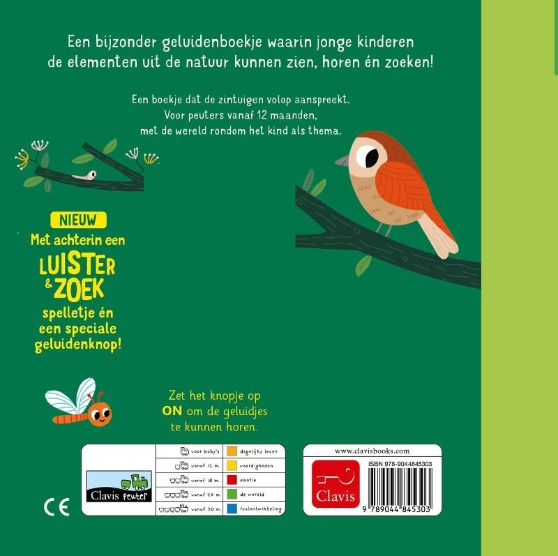 Clavis De Natuur (geluidenboekje) 4 Clavis De Natuur (geluidenboekje) - Afbeelding 2