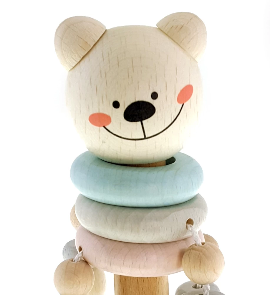 Hess Bellenstok Rammelaar Beer 4 Hess Bellenstok Rammelaar Beer - Afbeelding 2