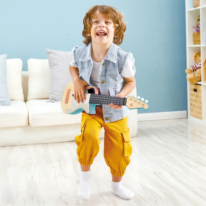 Hape Rock N Roll Ukulele 4 Hape Rock N Roll Ukulele - Afbeelding 2