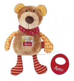 Sigikid Knuffel Beer Muziekknuffel Red Stars