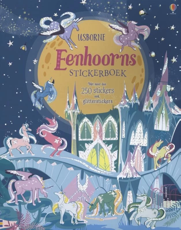 Uitgeverij Usborne Eenhoorns Stickerboek 3 Uitgeverij Usborne Eenhoorns Stickerboek