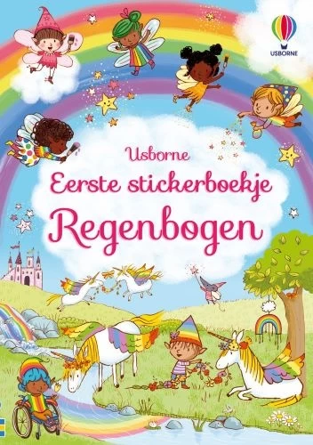 Uitgeverij Usborne Eerste Stickerboekje Regenbogen 4 Uitgeverij Usborne Eerste Stickerboekje Regenbogen - Afbeelding 2