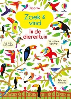 Uitgeverij Usborne Zoek & Vind Dierentuin