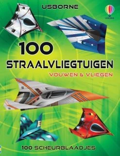 Uitgeverij Usborne Vouwen & Vliegen 100 Straalvliegtuigen