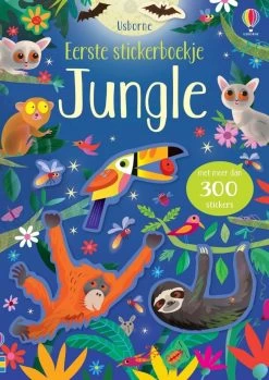 Uitgeverij Usborne Eerste Stickerboekje Jungle