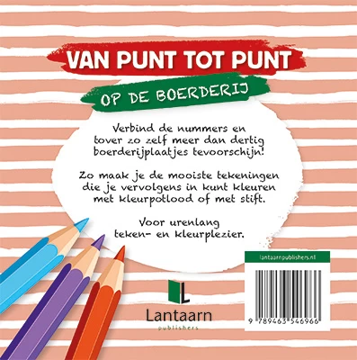 De Lantaarn Van Punt Tot Punt Kids - Op De Boerderij 4 De Lantaarn Van Punt Tot Punt Kids - Op De Boerderij - Afbeelding 2