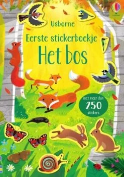 Uitgeverij Usborne Eerste Stickerboekje Het Bos