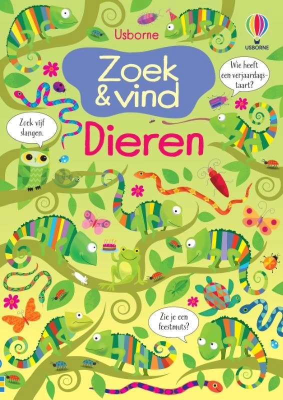 Uitgeverij Usborne Zoek & Vind Dieren 3 Uitgeverij Usborne Zoek & Vind Dieren