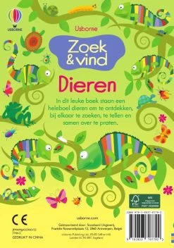 Uitgeverij Usborne Zoek & Vind Dieren 5 Uitgeverij Usborne Zoek & Vind Dieren -Speelgoed Kortingswinkel image 3088