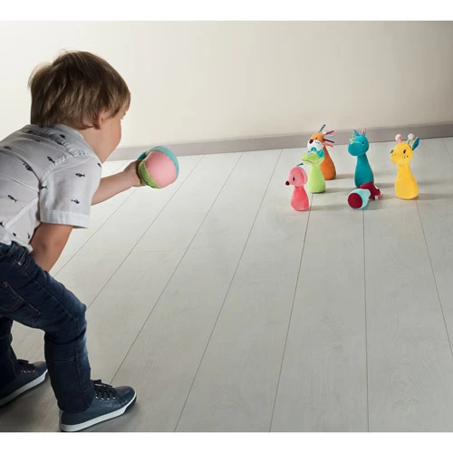 Lilliputiens Kegelspel Jungle Met Knuffeldieren 5 Lilliputiens Kegelspel Jungle Met Knuffeldieren - Afbeelding 3