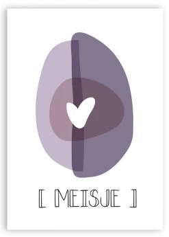 Pepermints Wenskaart Meisje