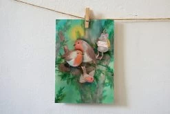 Lotte Drouen Ansichtkaart Je Kunt Het Vogel!