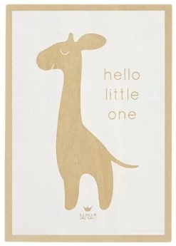 BamBam Houten Postkaart